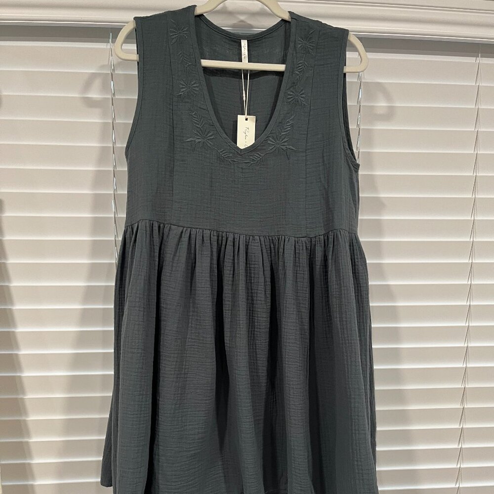 Women - M - NWT Rylee + Cru Indigo Avery Dress